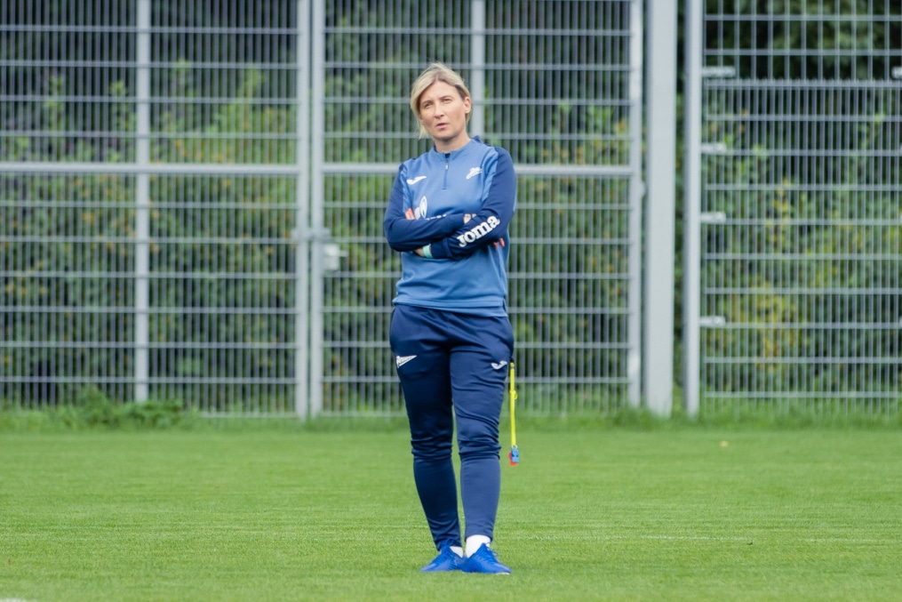 Тренировка женской команды «Зенит» перед матчем с ЖФК «Рязань-ВДВ»