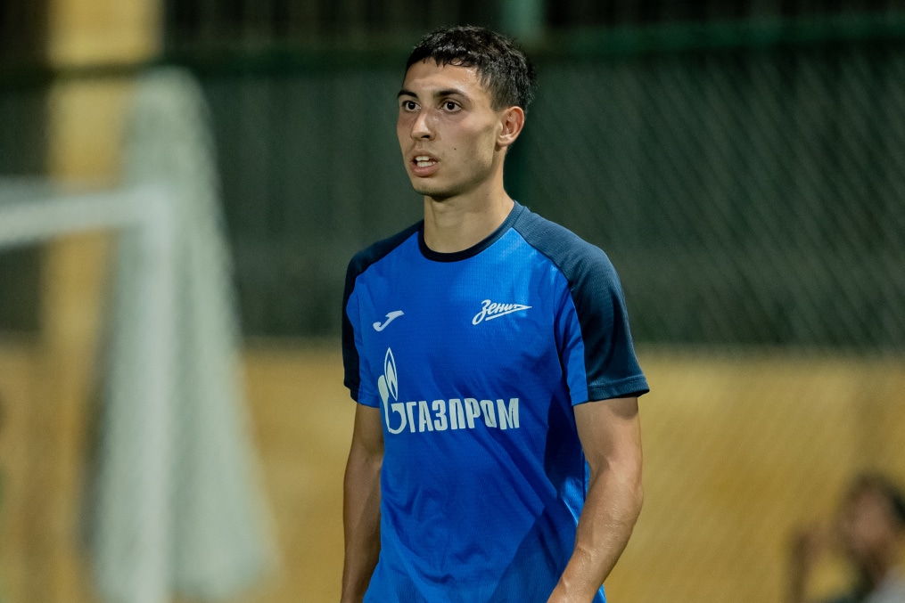 Тренировка молодежной команды «Зенит» перед матчем с ФК «Аль-Иттихад»