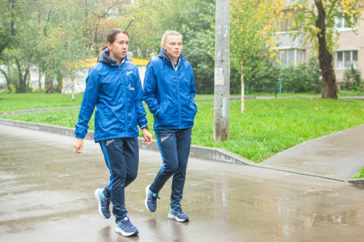 Прогулка женской команды «Зенит» перед матчем со «Звездой-2005»