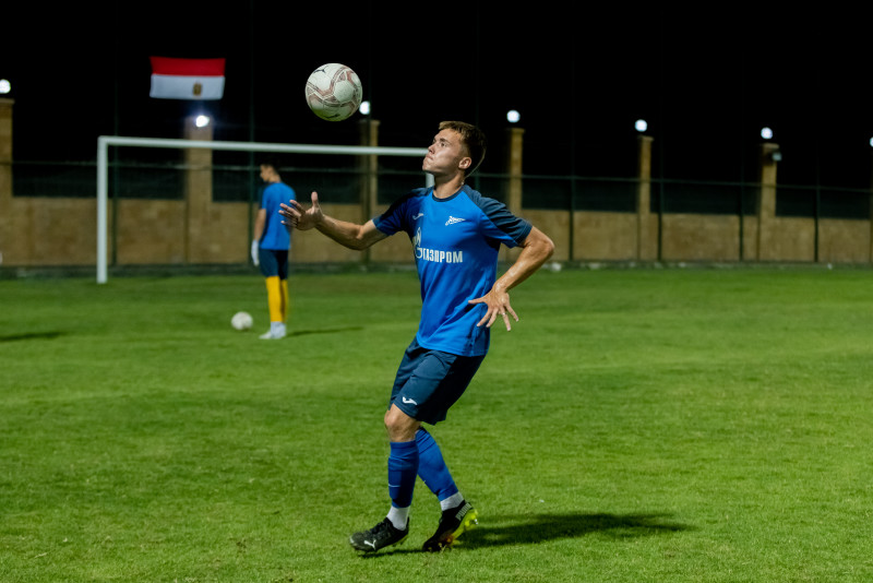 Тренировка молодежной команды «Зенит» перед матчем с ФК «Аль-Иттихад»