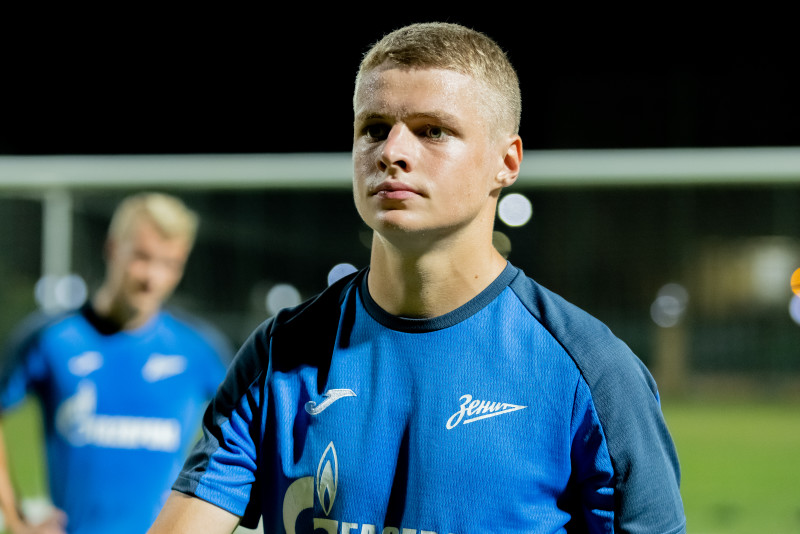 Тренировка молодежной команды «Зенит» перед матчем с ФК «Аль-Иттихад»