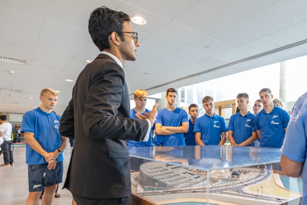 Экскурсия молодежной команды «Зенит» в Александрии