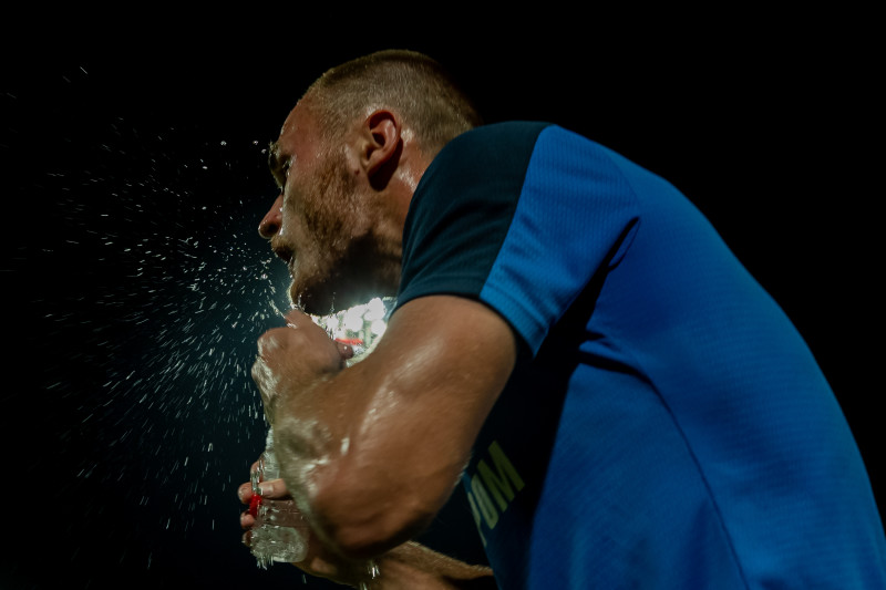 Тренировка молодежной команды «Зенит» перед матчем с ФК «Аль-Иттихад»