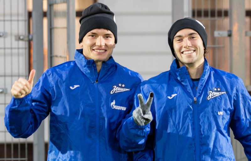 Открытая тренировка «Зенита» перед матчем с «Кайратом»