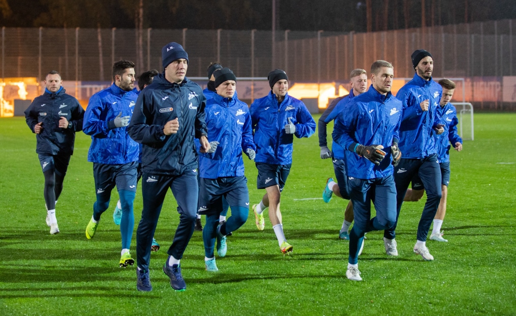 Открытая тренировка «Зенита» перед матчем с «Кайратом»