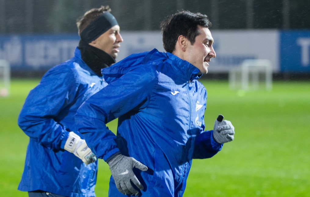 Открытая тренировка «Зенита» перед матчем с «Кайратом»