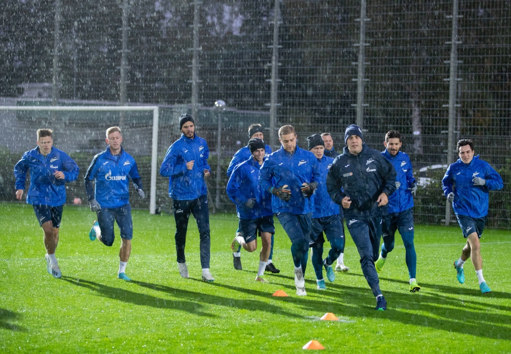 Открытая тренировка «Зенита» перед матчем с «Кайратом»