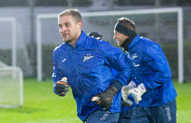 Открытая тренировка «Зенита» перед матчем с «Кайратом»