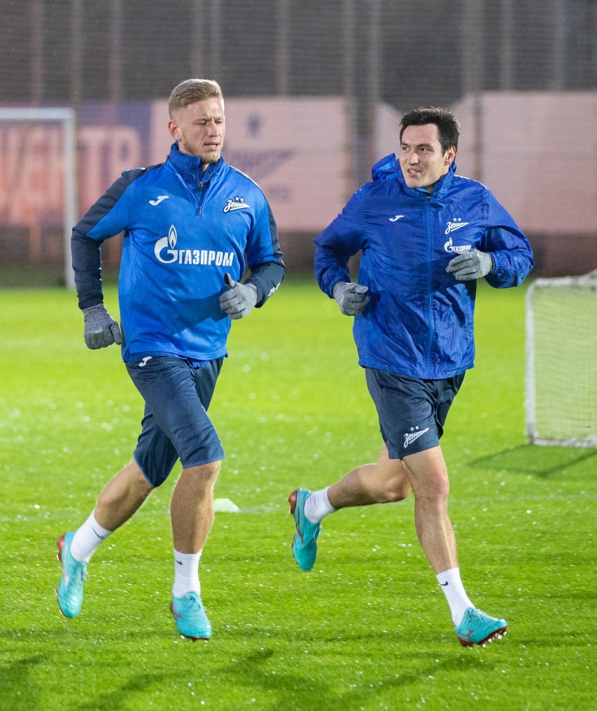 Открытая тренировка «Зенита» перед матчем с «Кайратом»