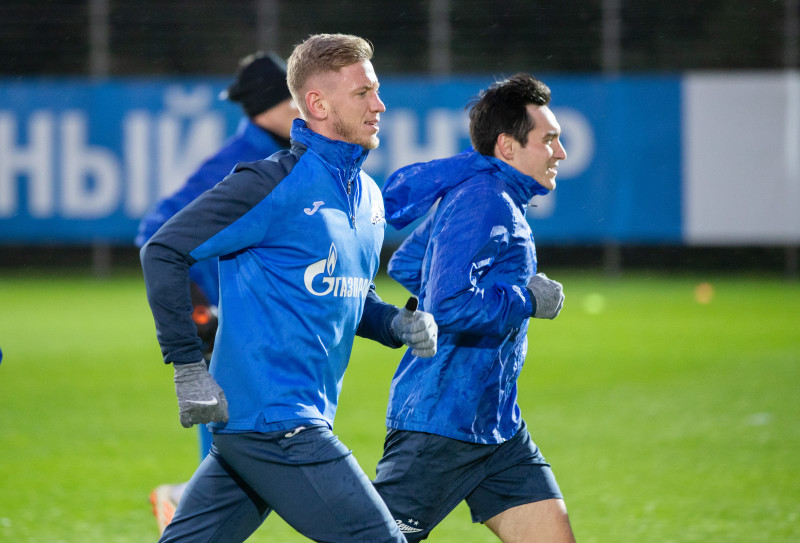 Открытая тренировка «Зенита» перед матчем с «Кайратом»