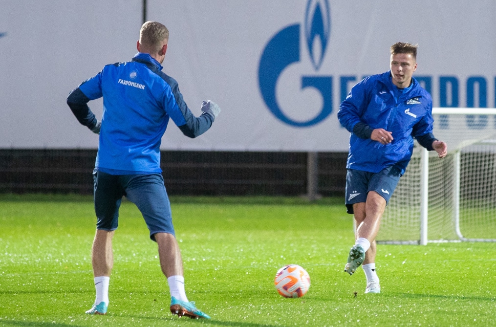 Открытая тренировка «Зенита» перед матчем с «Кайратом»