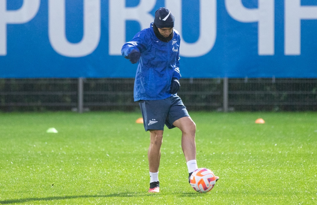 Открытая тренировка «Зенита» перед матчем с «Кайратом»