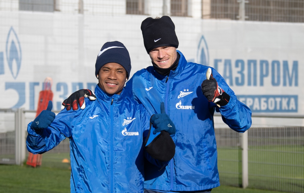Открытая тренировка  «Зенита» перед матчем с «Крыльями Советов»