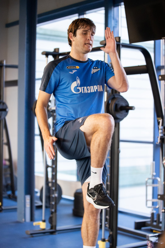 Открытая тренировка  «Зенита» перед матчем с «Крыльями Советов»