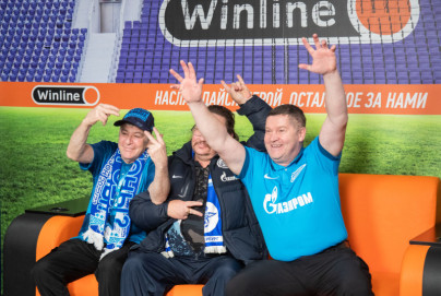 Фан-променад перед матчем «Зенит» — «Ахмат»