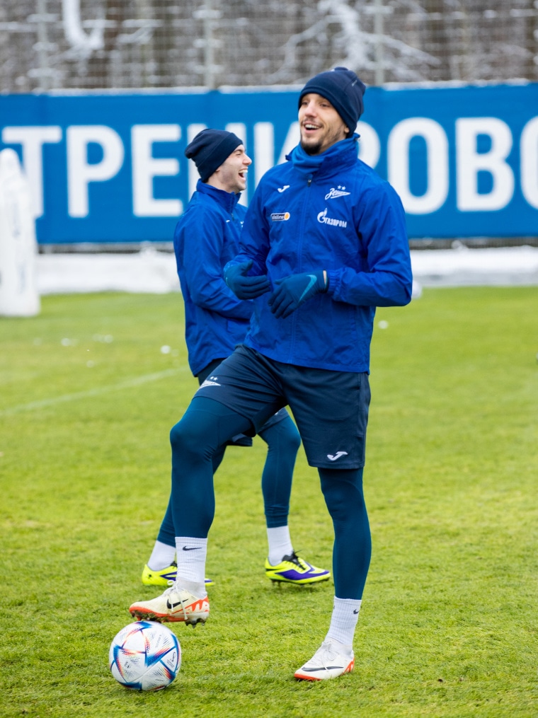 Открытая тренировка «Зенита» перед матчем с «Динамо»