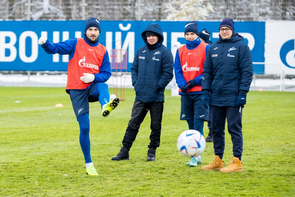 Открытая тренировка «Зенита» перед матчем с «Динамо»