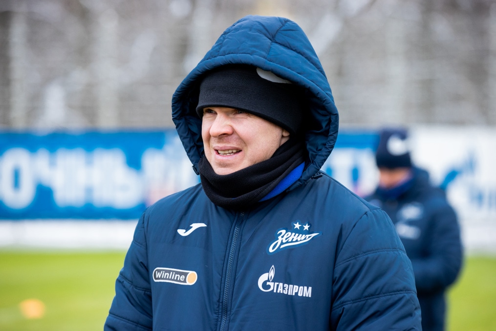 Открытая тренировка «Зенита» перед матчем с «Динамо»