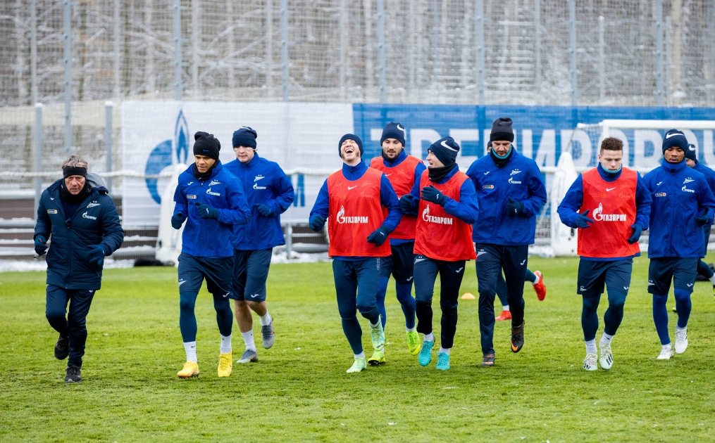 Открытая тренировка «Зенита» перед матчем с «Динамо»