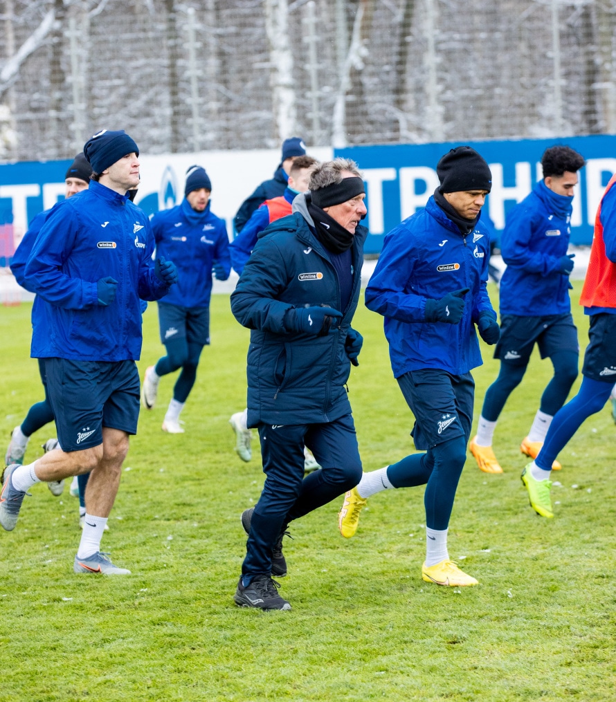 Открытая тренировка «Зенита» перед матчем с «Динамо»