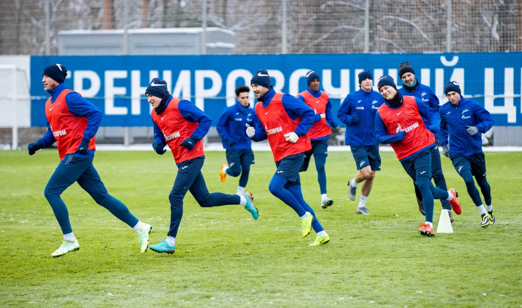 Открытая тренировка «Зенита» перед матчем с «Динамо»