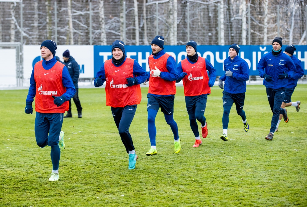 Открытая тренировка «Зенита» перед матчем с «Динамо»