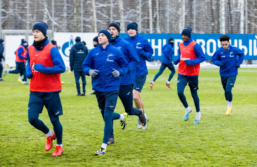 Открытая тренировка «Зенита» перед матчем с «Динамо»
