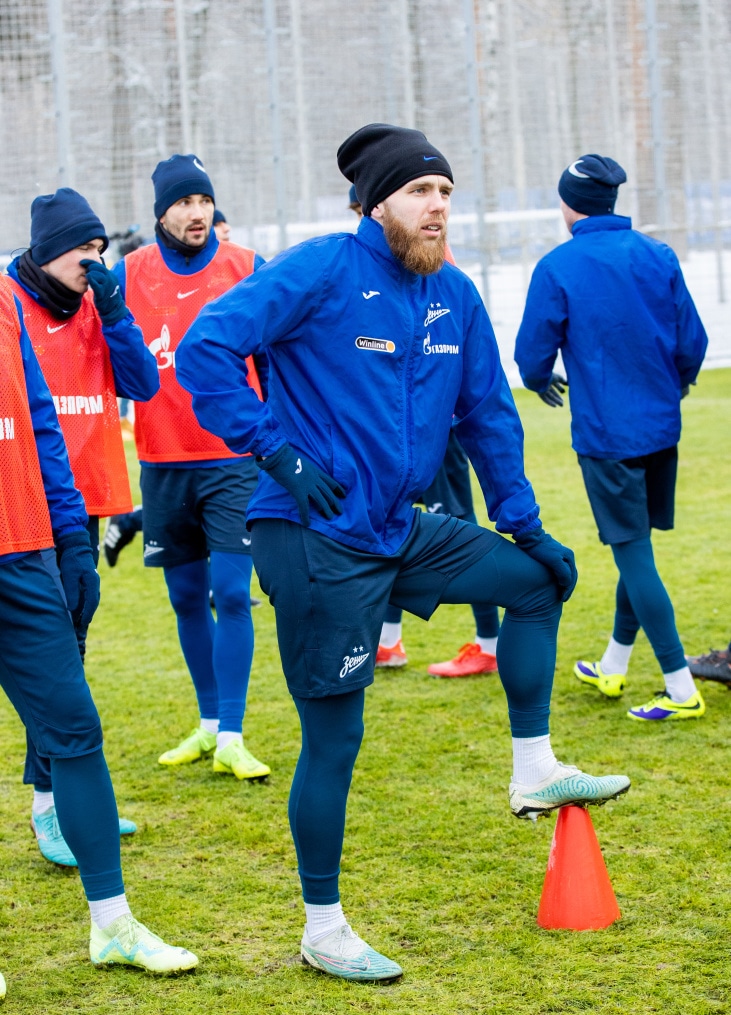 Открытая тренировка «Зенита» перед матчем с «Динамо»