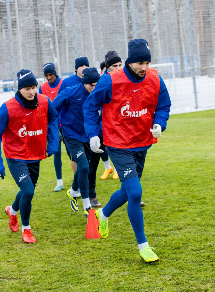 Открытая тренировка «Зенита» перед матчем с «Динамо»