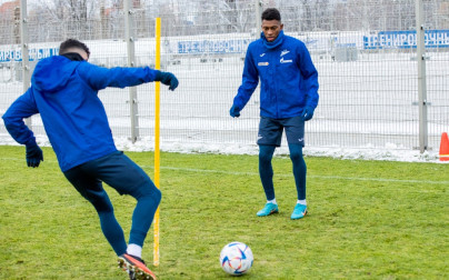 Открытая тренировка «Зенита» перед матчем с «Динамо»