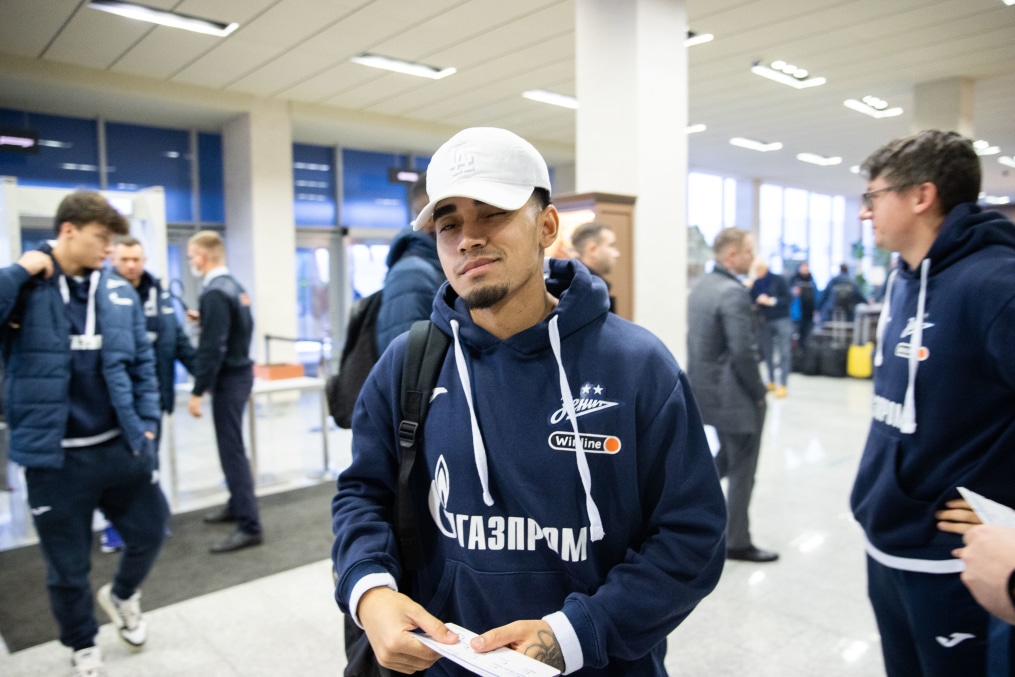 Вылет «Зенита» на матч с «Динамо»