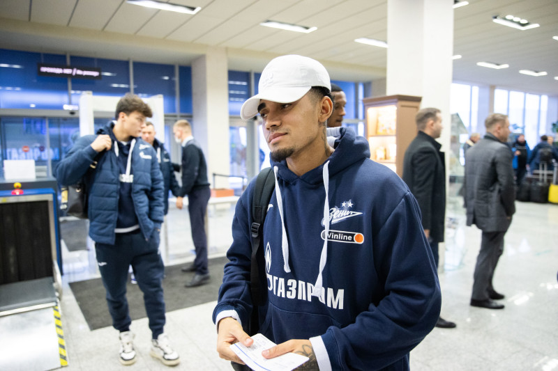 Вылет «Зенита» на матч с «Динамо»