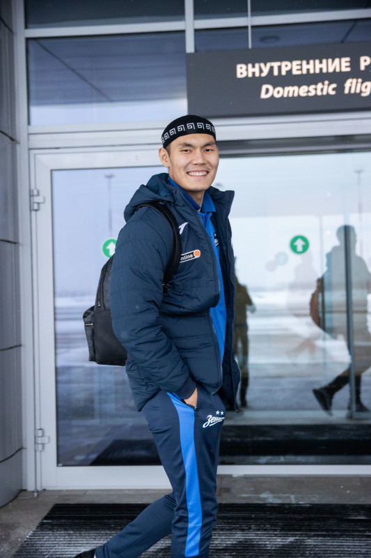 Вылет «Зенита» на матч с «Динамо»