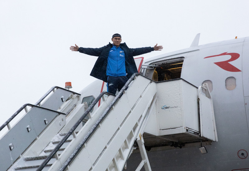 Вылет «Зенита» на матч с «Динамо»