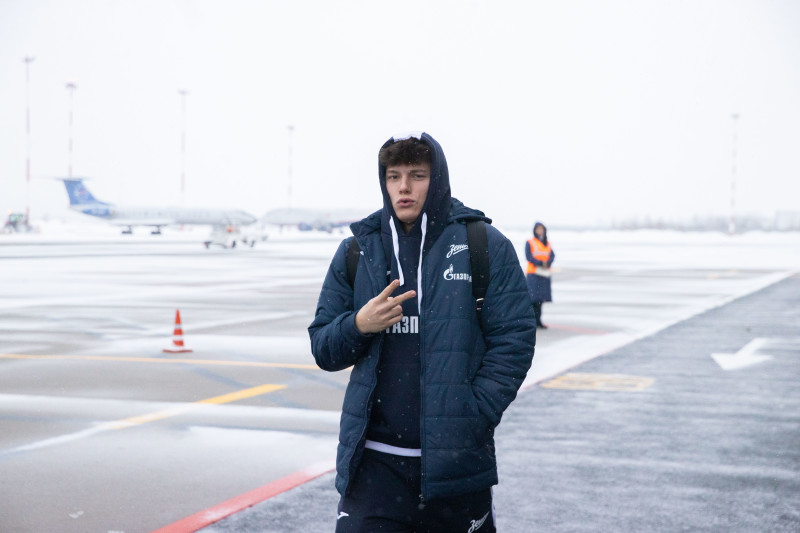 Вылет «Зенита» на матч с «Динамо»