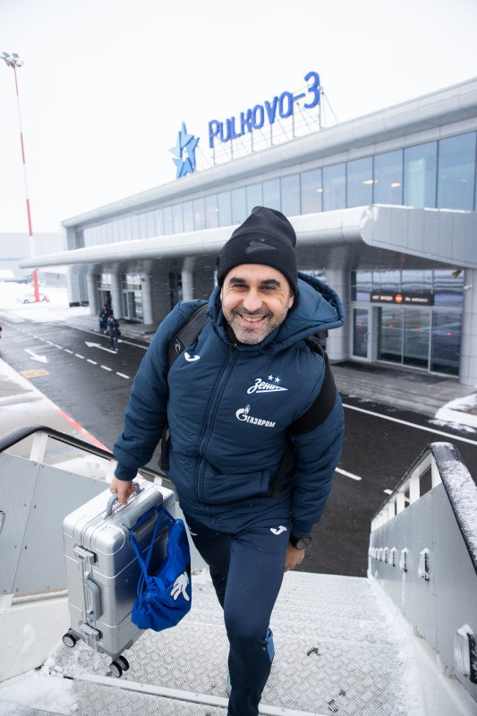 Вылет «Зенита» на матч с «Динамо»