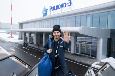 Вылет «Зенита» на матч с «Динамо»