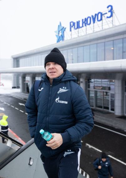 Вылет «Зенита» на матч с «Динамо»