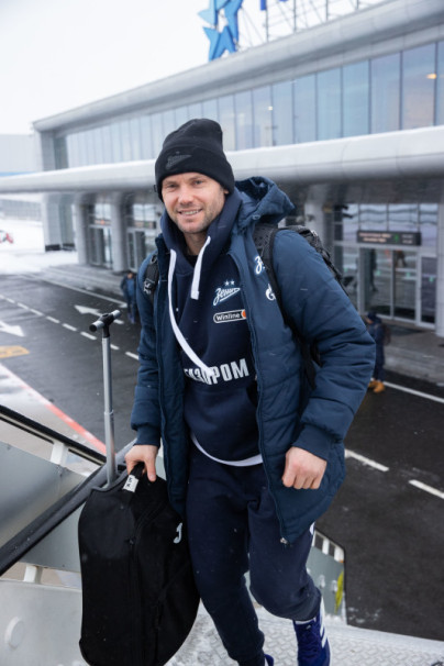 Вылет «Зенита» на матч с «Динамо»