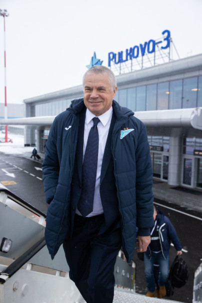 Вылет «Зенита» на матч с «Динамо»