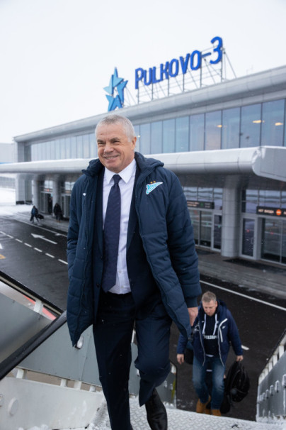 Вылет «Зенита» на матч с «Динамо»