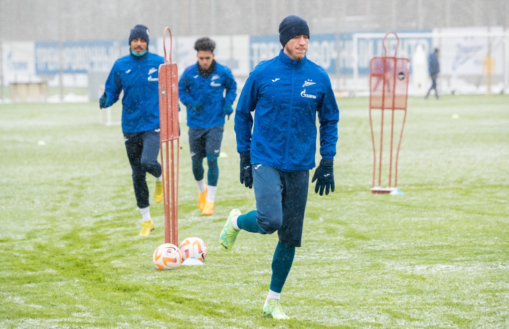 Открытая тренировка «Зенита» перед матчем с «Локомотивом»