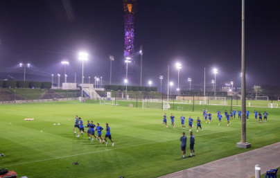 Зимние «Газпром» — тренировочные сборы в Катаре: 1 февраля, вечерняя тренировка