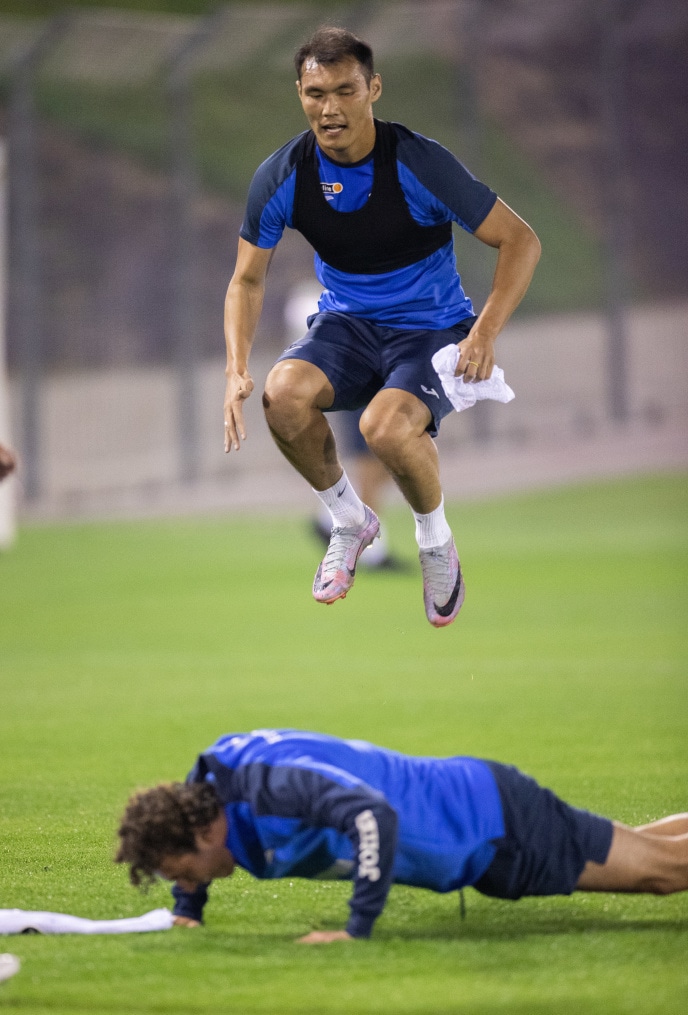 Зимние «Газпром» — тренировочные сборы в Катаре: 1 февраля, вечерняя тренировка