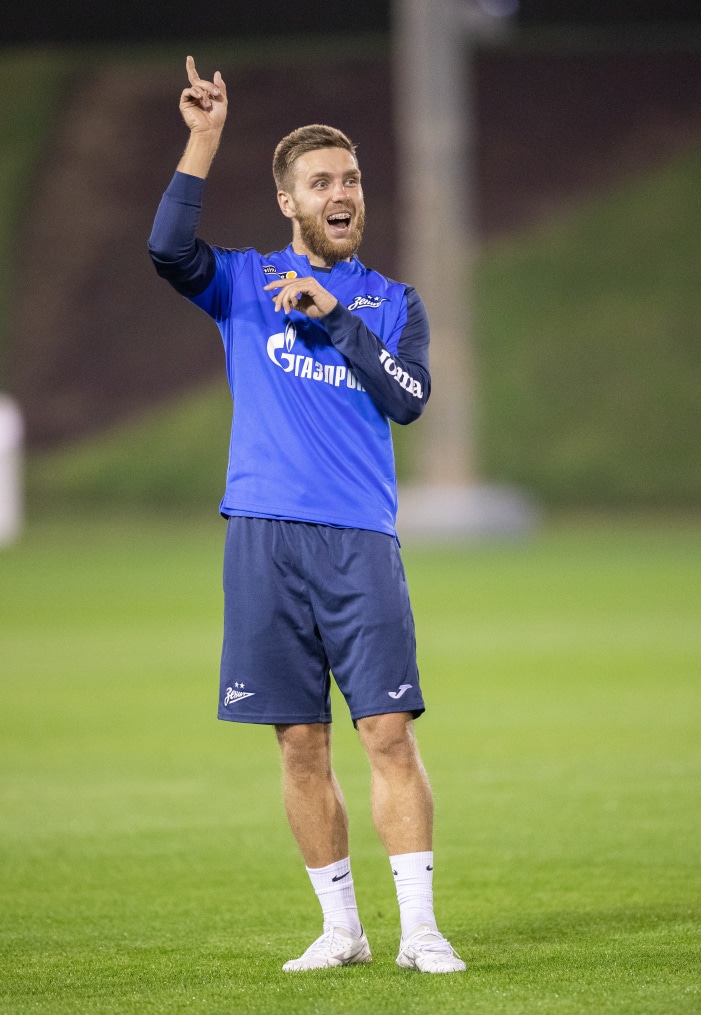 Зимние «Газпром» — тренировочные сборы в Катаре: 1 февраля, вечерняя тренировка