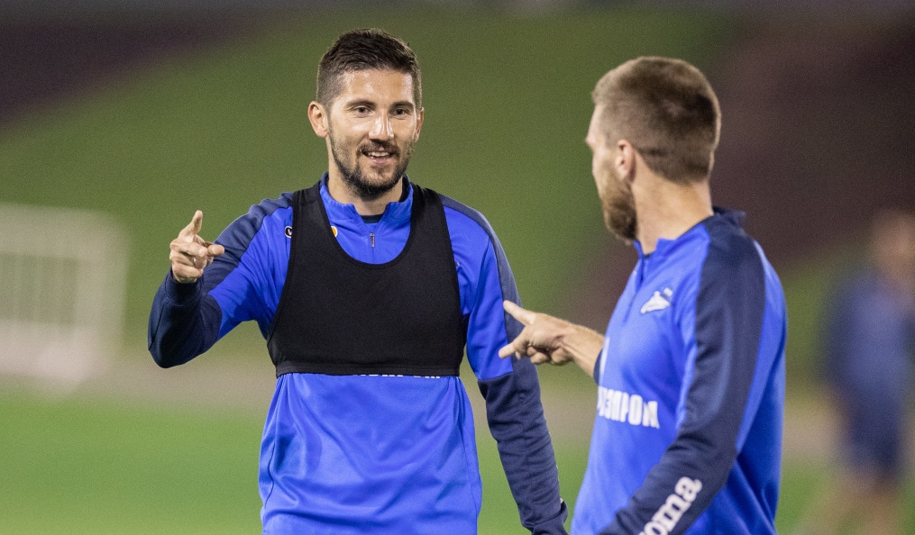 Зимние «Газпром» — тренировочные сборы в Катаре: 1 февраля, вечерняя тренировка