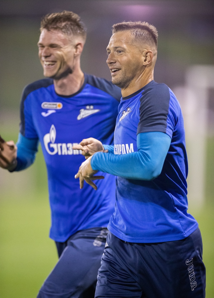 Зимние «Газпром» — тренировочные сборы в Катаре: 1 февраля, вечерняя тренировка