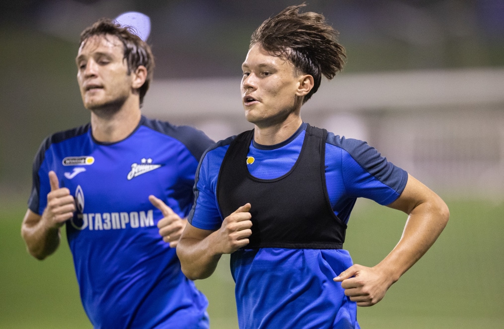 Зимние «Газпром» — тренировочные сборы в Катаре: 1 февраля, вечерняя тренировка