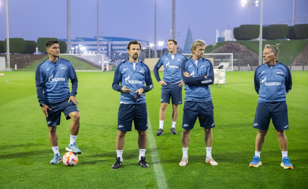 Зимние «Газпром» — тренировочные сборы в Катаре: 1 февраля, вечерняя тренировка