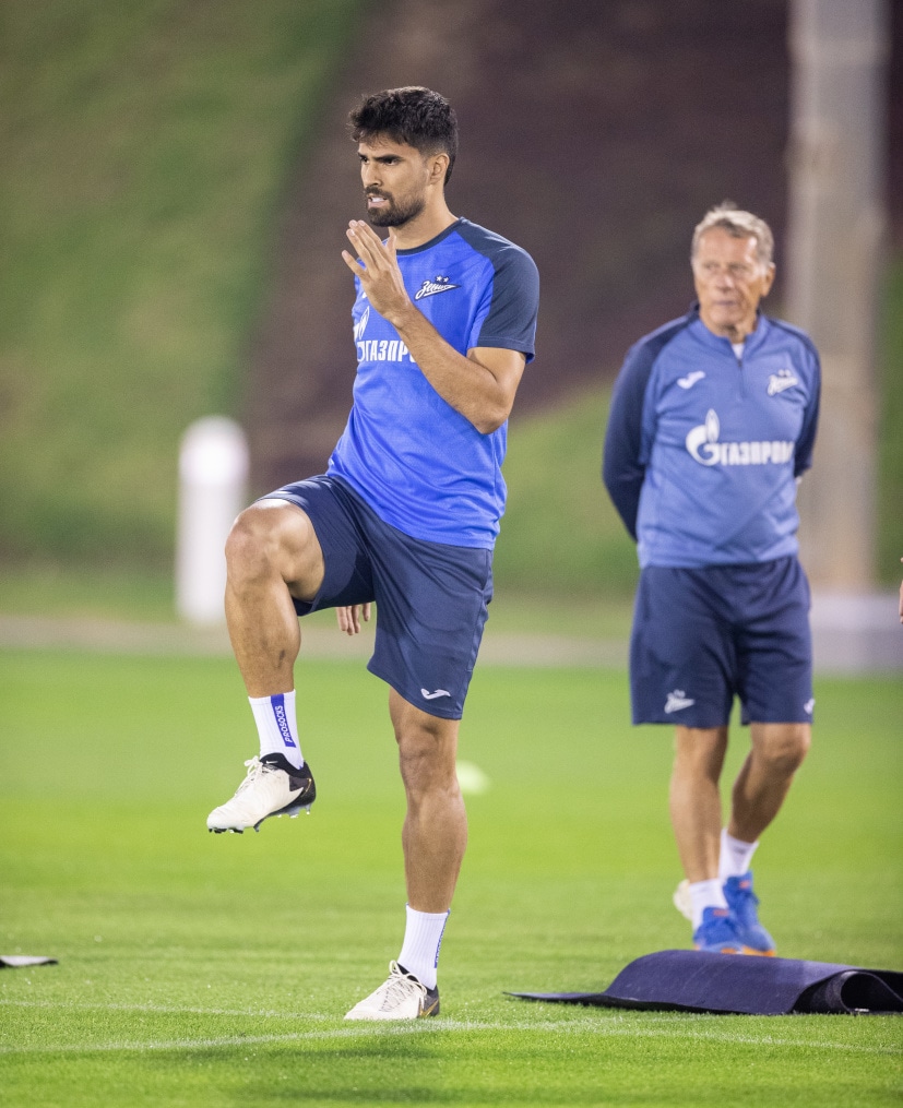 Зимние «Газпром» — тренировочные сборы в Катаре: 1 февраля, вечерняя тренировка